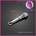 Microphone Alloy Pendant Plated Vintage Silver,Pendant